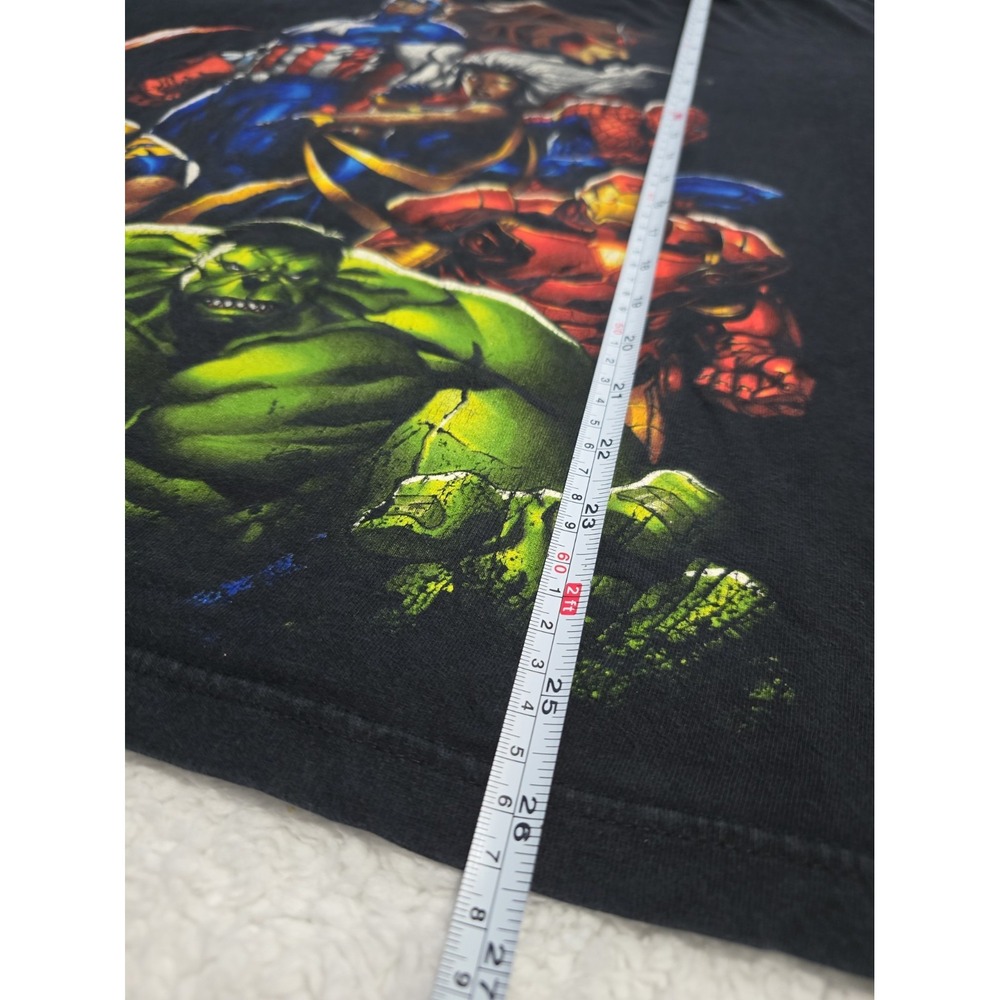 Vintage Mad Engine Marvel X Men Graphic T Shirt XL Wolverine Iron Man Hulk Storm - Picture 2 of 8